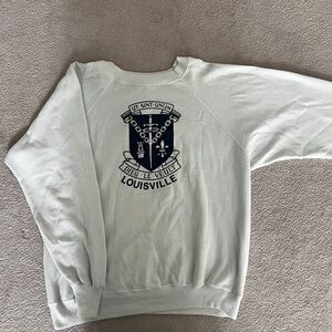 Louisville White Sweater